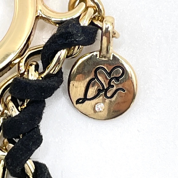 Bohemian Lovemark Chain Metal Leaf Fringe Necklace NWT - Picture 5 of 11